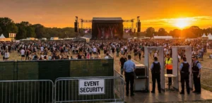 Learn how to plan security for concerts and festivals, including crowd control, emergency planning, access control, and event safety best practices.