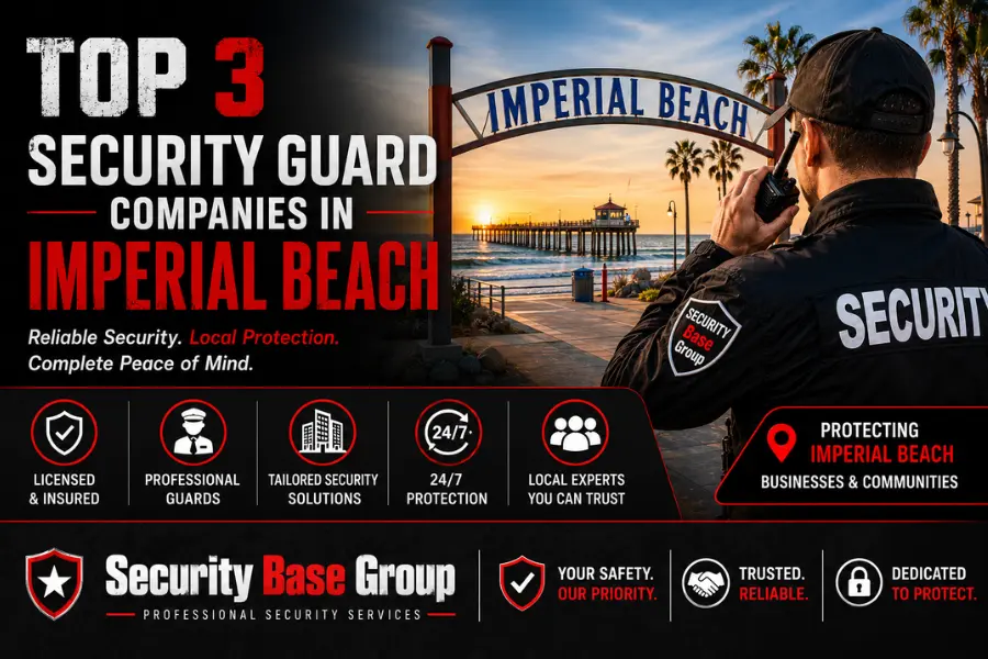Top 3 Security Guard Companies in Imperial Beach