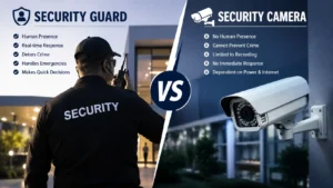 Security Guards vs. Security Cameras