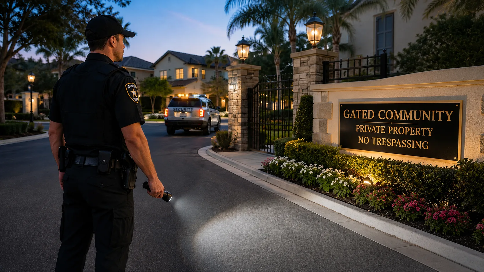 How Mobile Patrol Security Guards in Eastvale Are Used by HOAs and Gated Communities